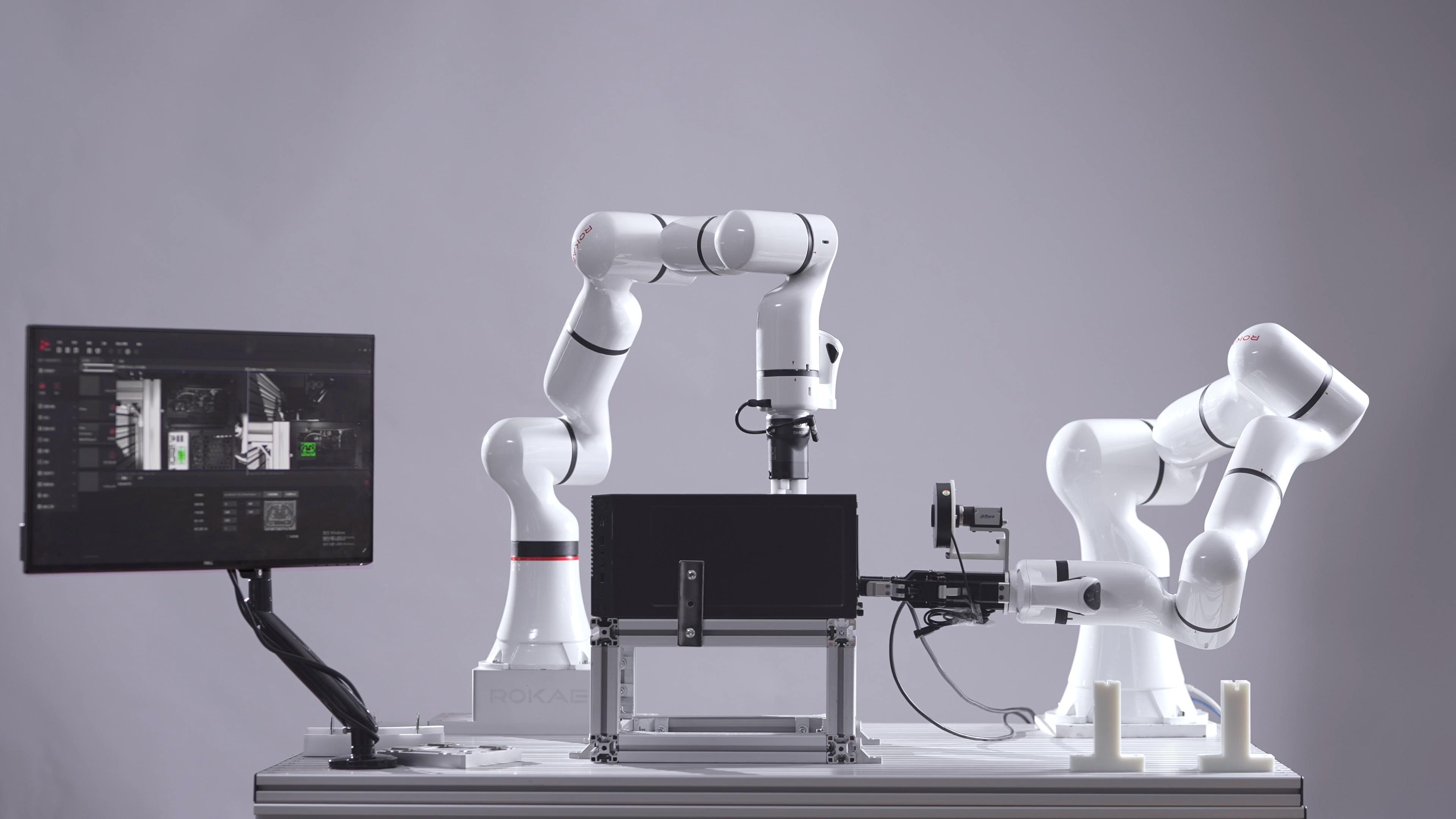 赛那德数字技术申请一种小件包裹高效分离的多臂协作机器人专利作业效率实现跨越式提升(图1)